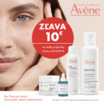 Avene zľava -10€ pri nákupe produktov v hodnote 34,90€.