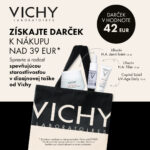 Vichy rozdáva darčeky už teraz. Pri nákupe produktov od Vichy v hodnote 39€ získate hodnotný darček (spevňujúca starostlivosť a dizajnová taška)